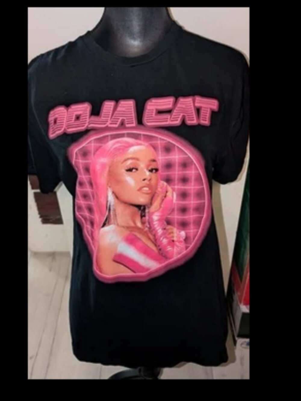 DOJA CAT Music Womens Top - T Shirt Size L